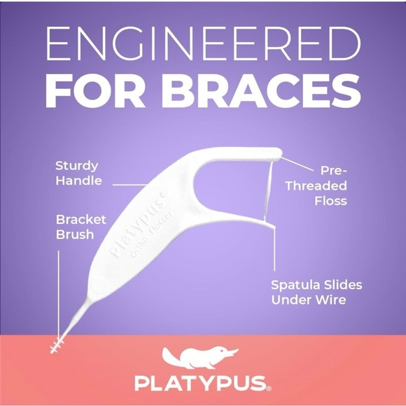 Platypus Orthodontic Flossers for Braces, 30 Count (Pack of 4) - Picture 4 of 5